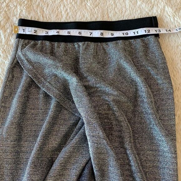Double Zero (brand) Silver and black pencil skirt size M - Picture 9 of 11